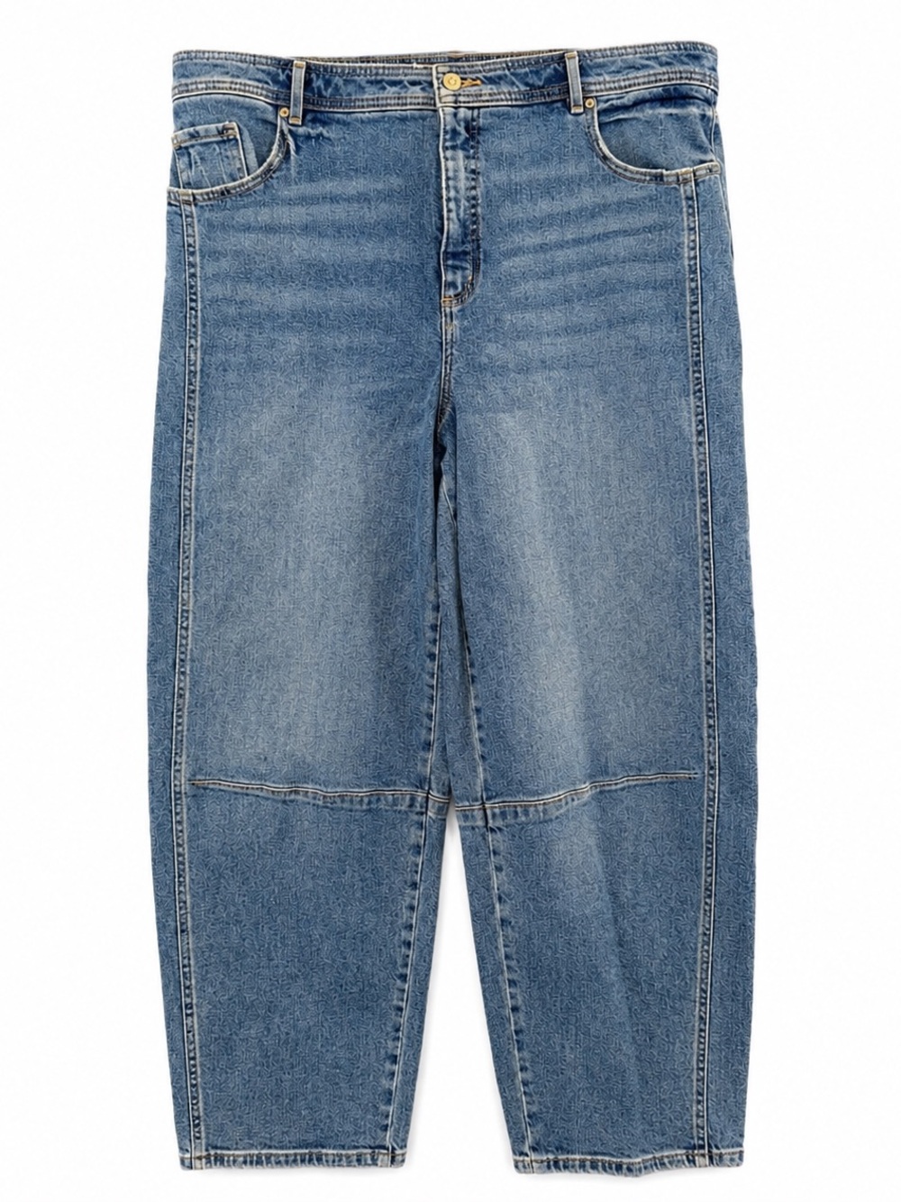 Made and Loved Loft Barrel Women’s Jeans Light Blue Size 34|18 Pre-loved